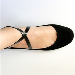 Blk Suede Sigerson Morrison Ballet Flats SZ 10.5
